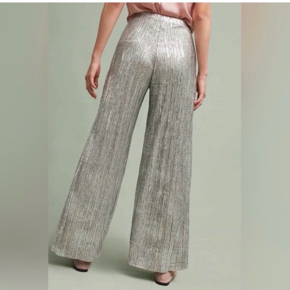 Elegant Silver Women's Pants - Picture 2 of 3